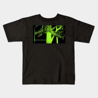 Bresee Avenue & Washington Boulevard, Pasadena, CA by MWP Kids T-Shirt